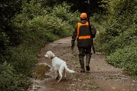 chasseur et son chien